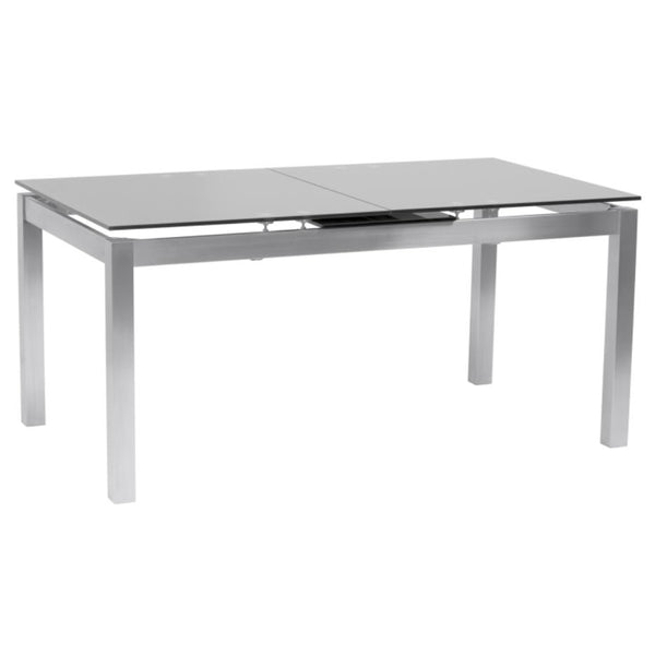 Armen Living Ivan Dining Table with Glass Top LCIVDIGG IMAGE 1