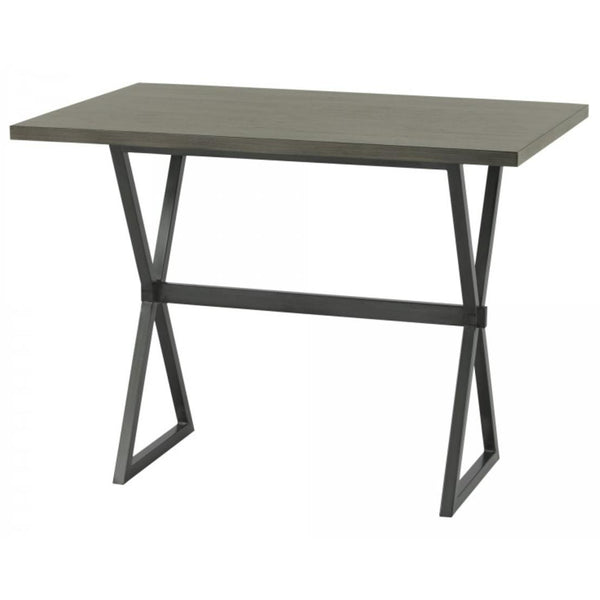 Armen Living Valencia Pub Height Dining Table with Trestle Base LCVLBTTOGW IMAGE 1