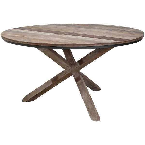 LH Imports Round D-Bodhi Dining Table with Pedestal Base DBA116 IMAGE 1
