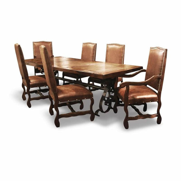 Horizon Home Furniture Montecristo Dining Table with Trestle Base H8300-096-B/T Montecristo Dining Table IMAGE 1