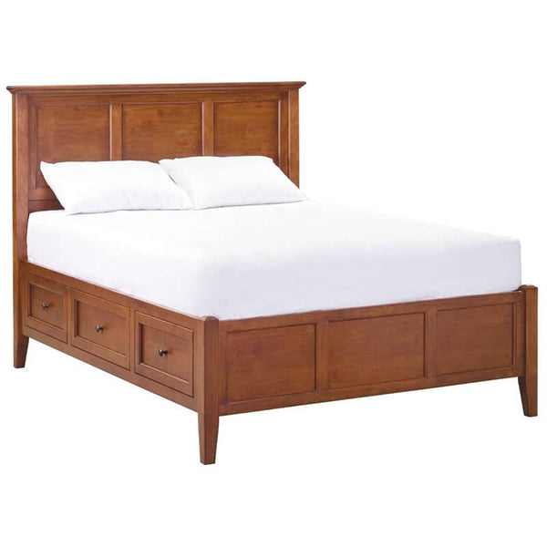 Whittier Wood McKenzie Queen Bed with Storage 1316AFGAC IMAGE 1