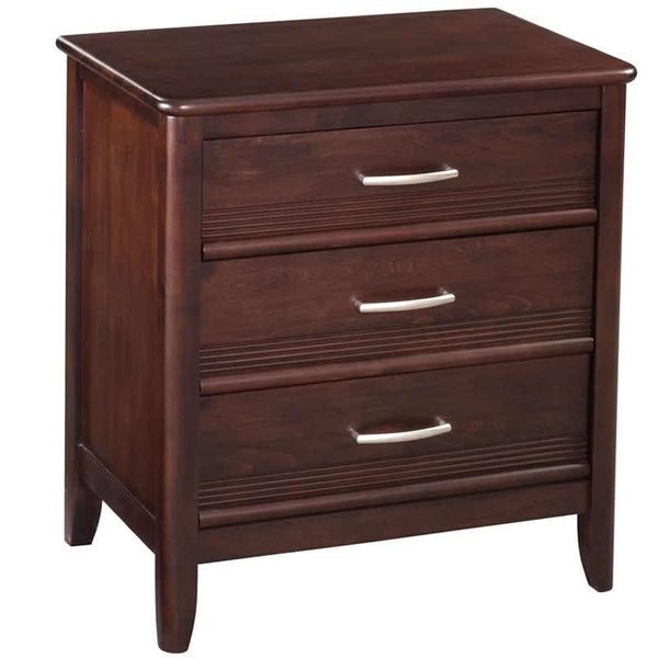 Whittier Wood Pacific 3-Drawer Nightstand 1107AFCAF IMAGE 1