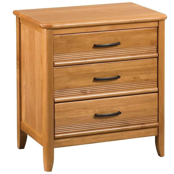 Whittier Wood Pacific 3-Drawer Nightstand 1107AFGSP IMAGE 1