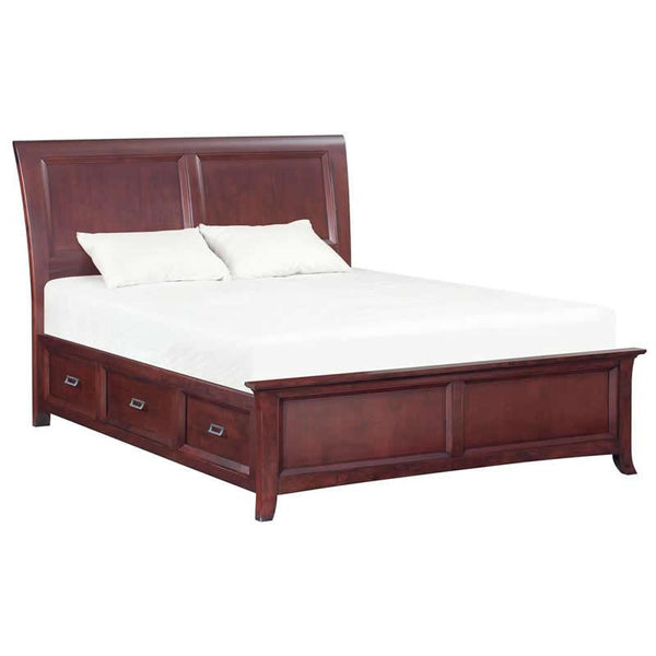 Whittier Wood Cascade King Bed with Storage 1859GBCH IMAGE 1