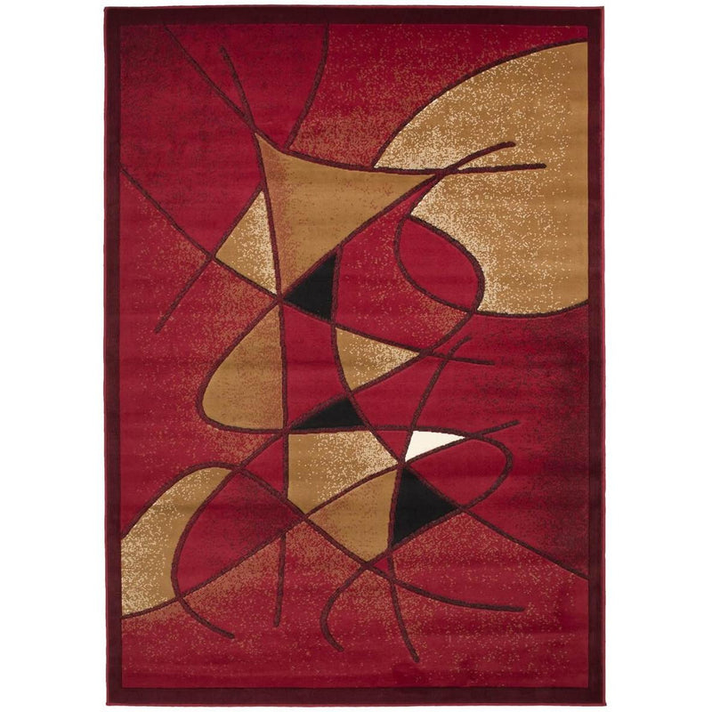Persian Weavers Rugs Rectangle Gallery-24 6'x9' Rug - Red IMAGE 1