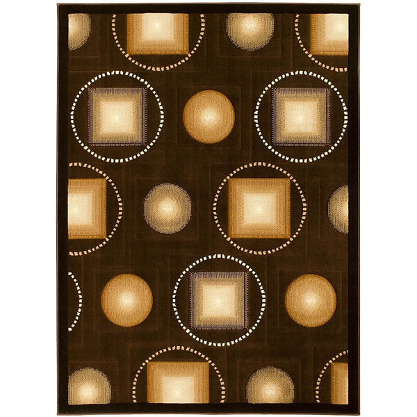 Persian Weavers Rugs Rectangle Gallery-25 (Chocolate) 6'x9' IMAGE 1