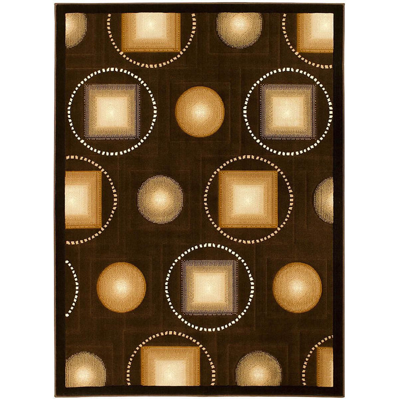 Persian Weavers Rugs Rectangle Gallery-25 (Chocolate) 6'x9' IMAGE 1