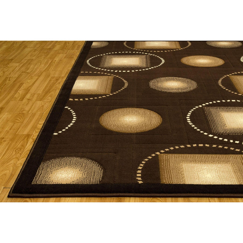 Persian Weavers Rugs Rectangle Gallery-25 (Chocolate) 6'x9' IMAGE 3