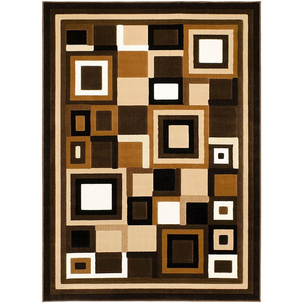Persian Weavers Rugs Rectangle Gallery-26 6'x9' Rug - Chocolate IMAGE 1