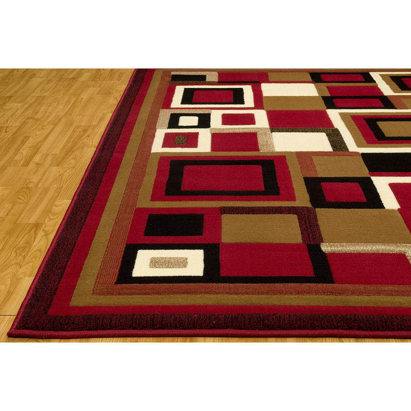 Persian Weavers Rugs Rectangle Gallery-26 6'x9' Rug - Red IMAGE 3