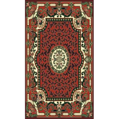 Persian Weavers Rugs Rectangle Kingdom D-123 (R-Red) 6'x9' IMAGE 1
