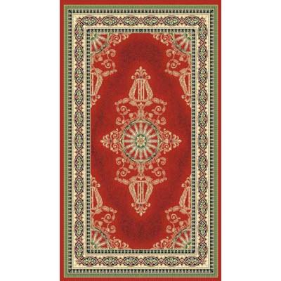 Persian Weavers Rugs Rectangle Kingdom D-137 (R-Red) 6'x9' IMAGE 1