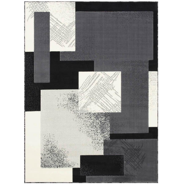 Persian Weavers Rugs Rectangle Kingdom D-139 (Grey) 6'x9' IMAGE 1