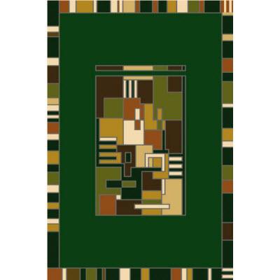 Persian Weavers Rugs Rectangle Kingdom D-140 (H-Green) 6'x9' IMAGE 1