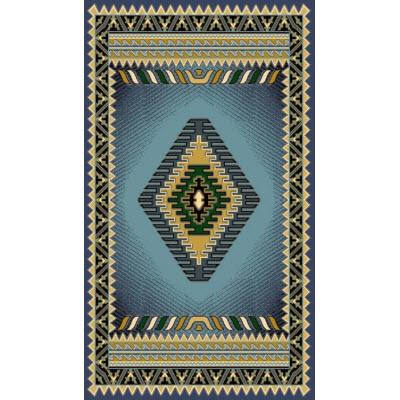 Persian Weavers Rugs Rectangle Kingdom D-143 (L-Blue) 6'x9' IMAGE 1