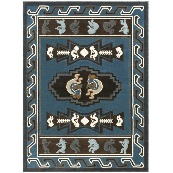 Persian Weavers Rugs Rectangle Kingdom D-144 (L-Blue) 6'x9' IMAGE 1