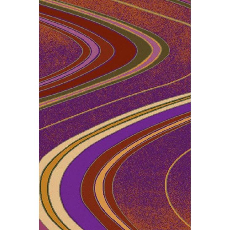 Persian Weavers Rugs Rectangle Extacy X554 Violet 6'x9' IMAGE 1