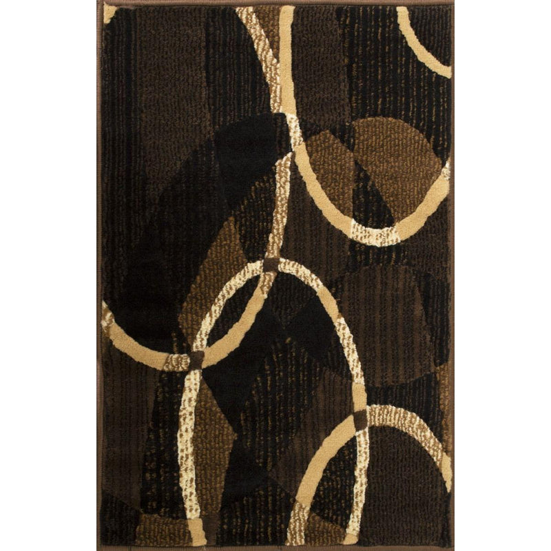 Persian Weavers Rugs Rectangle TZ-864 Trendz Chocolate 6'x9' IMAGE 1