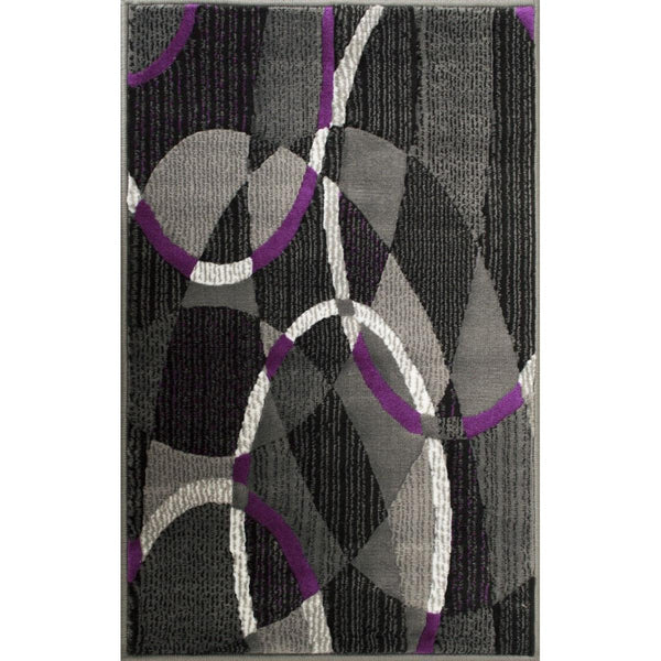 Persian Weavers Rugs Rectangle TZ-864 Trendz Purple 6'x9' IMAGE 1