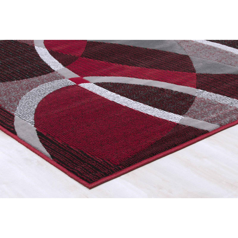 Persian Weavers Rugs Rectangle TZ-864 Trendz Red 6'x9' IMAGE 4