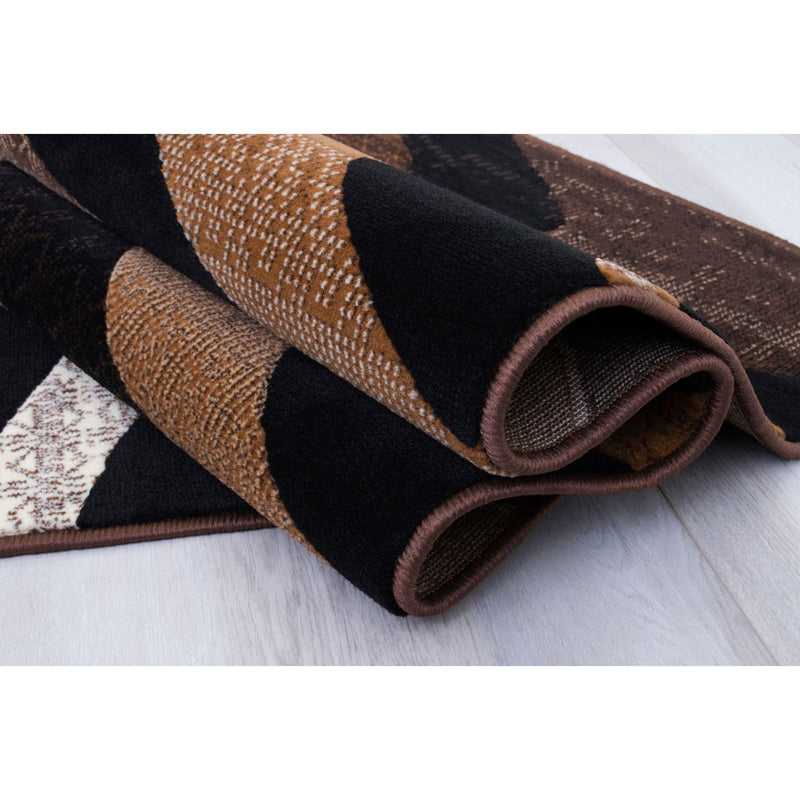 Persian Weavers Rugs Rectangle Trendz TZ-866 6'x9' Rug - Chocolate IMAGE 3
