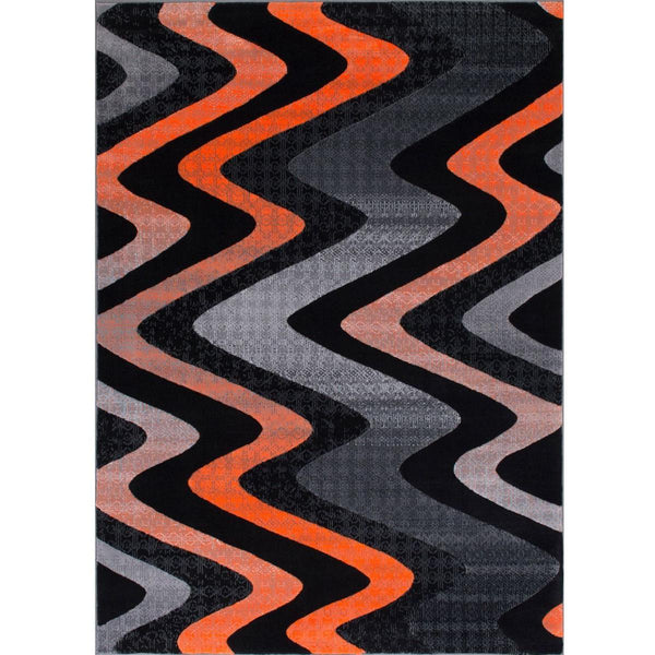 Persian Weavers Rugs Rectangle Trendz TZ-866 6'x9' Rug - Orange IMAGE 1