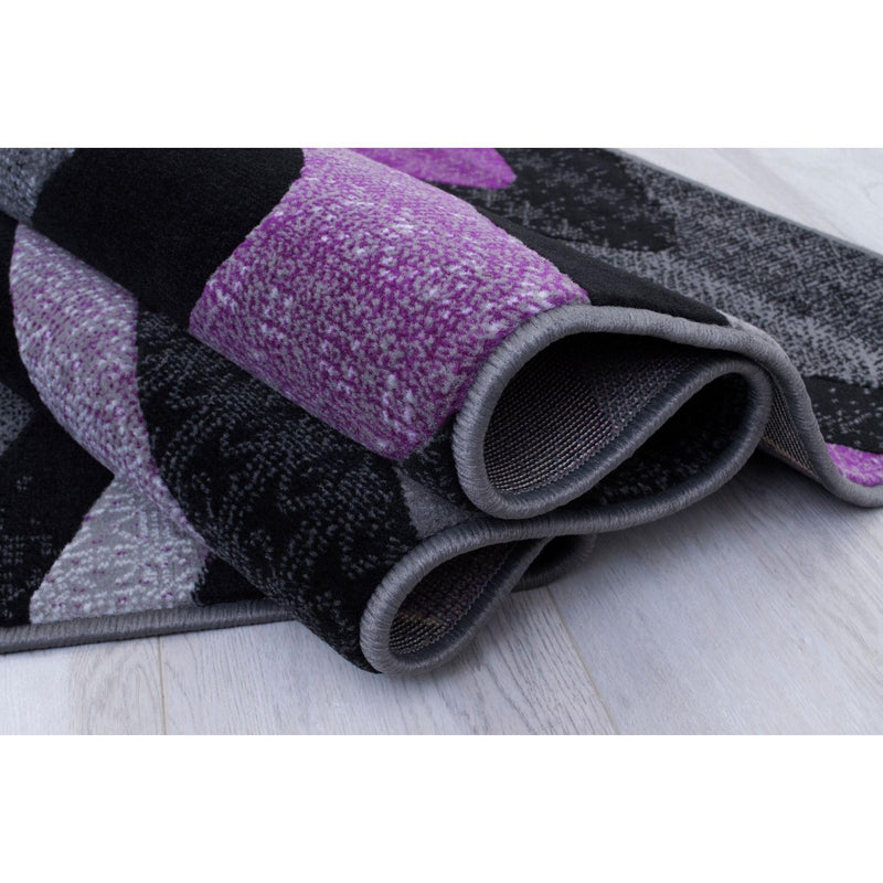 Persian Weavers Rugs Rectangle Trendz TZ-866 6'x9' Rug - Purple IMAGE 3