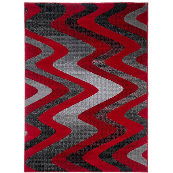 Persian Weavers Rugs Rectangle Trendz TZ-866 6'x9' Rug - Red IMAGE 1