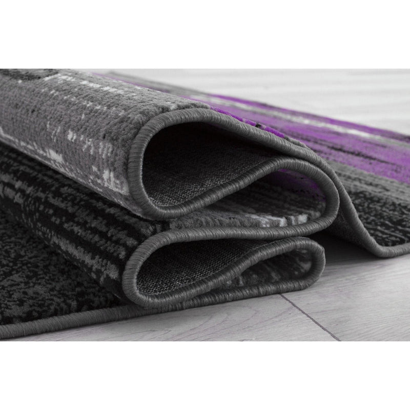 Persian Weavers Rugs Rectangle Trendz TZ-868 6'x9' Rug - Purple IMAGE 3