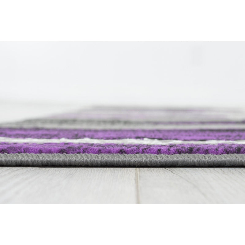 Persian Weavers Rugs Rectangle Trendz TZ-868 6'x9' Rug - Purple IMAGE 4