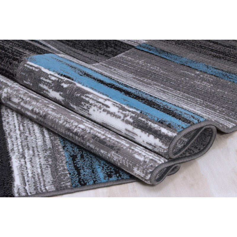 Persian Weavers Rugs Rectangle Trendz TZ-868 6'x9' Rug - Blue IMAGE 2