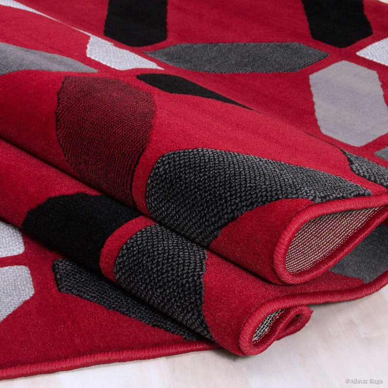 Persian Weavers Rugs Rectangle Trendz TZ-869 6'x9' Rug - Red IMAGE 2