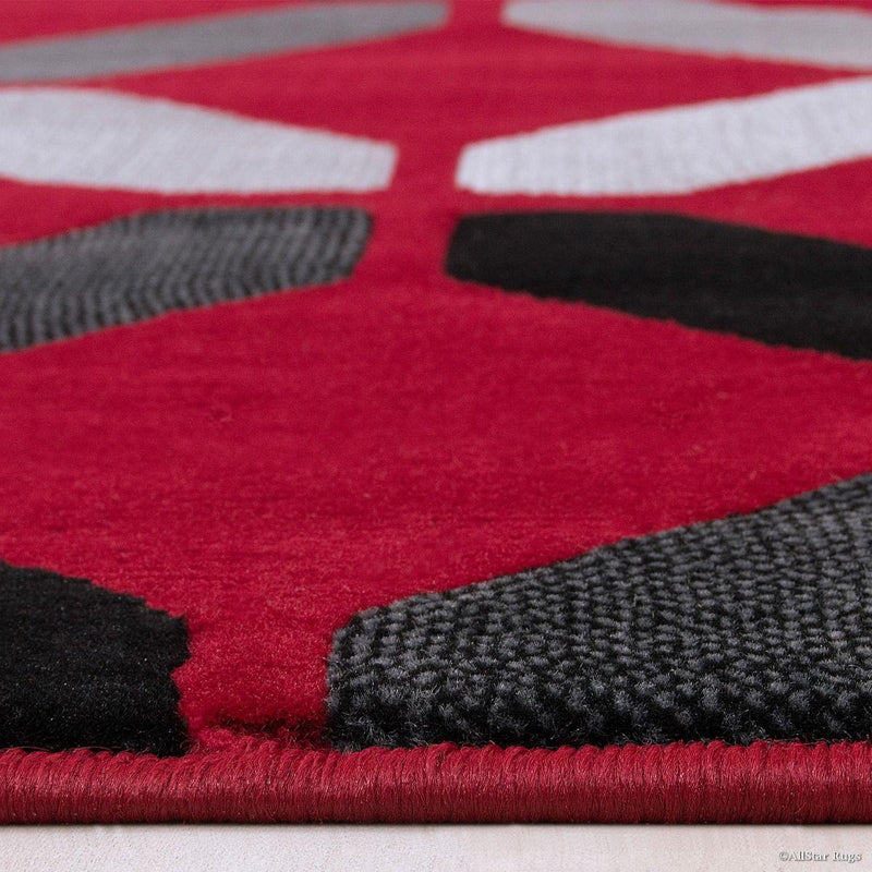 Persian Weavers Rugs Rectangle Trendz TZ-869 6'x9' Rug - Red IMAGE 4