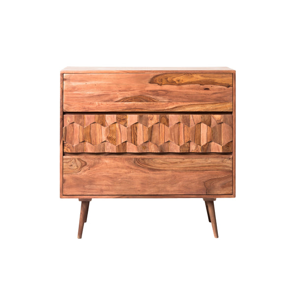 Moe's Home Collection 3-Drawer Chest BZ-1023-24 IMAGE 1