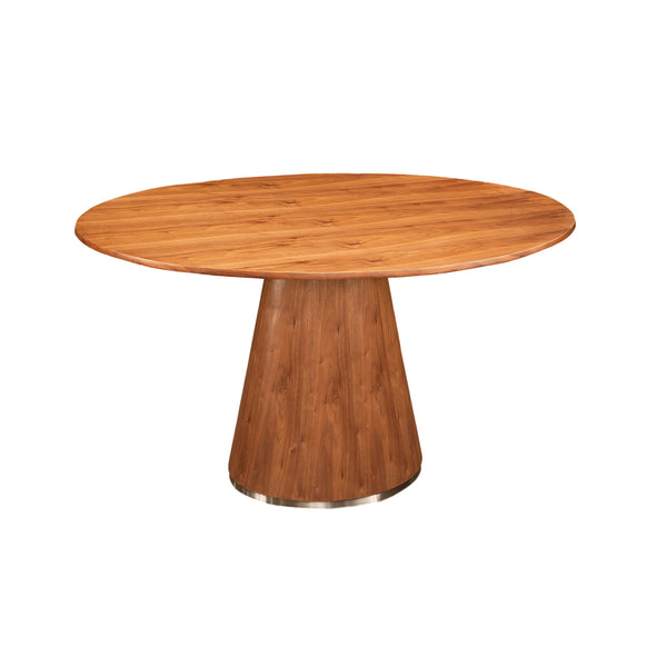 Moe's Home Collection Round Otago Dining Table with Pedestal Base KC-1028-03 IMAGE 1