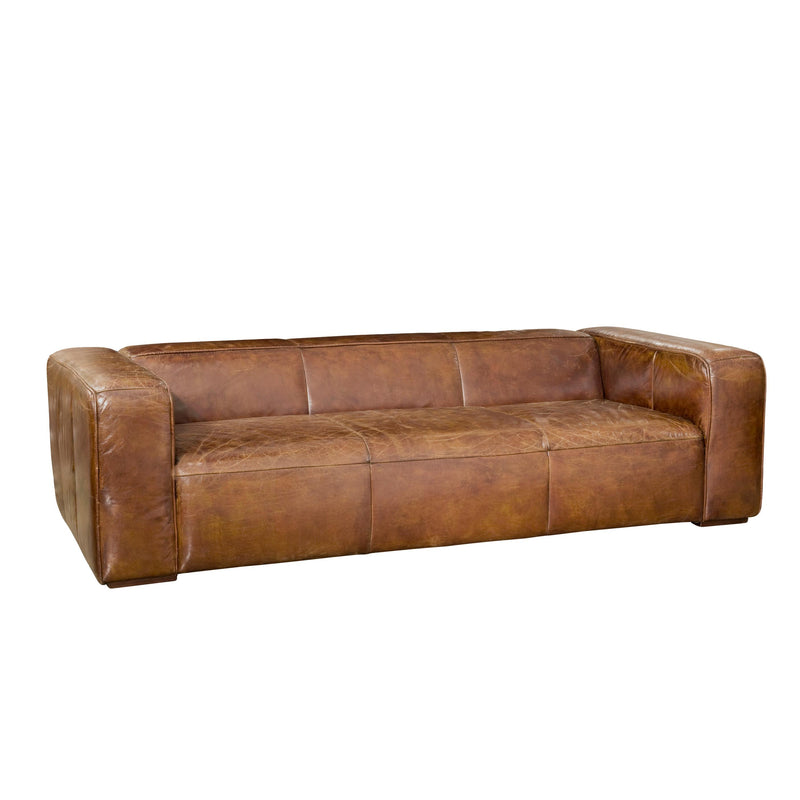 Moe's Home Collection Bolton Stationary Leather Sofa PK-1008-20 IMAGE 2