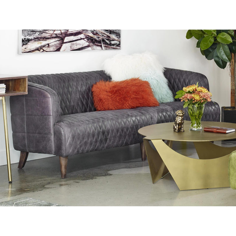 Moe's Home Collection Magdelan Leather Sofa PK-1077-47 IMAGE 8