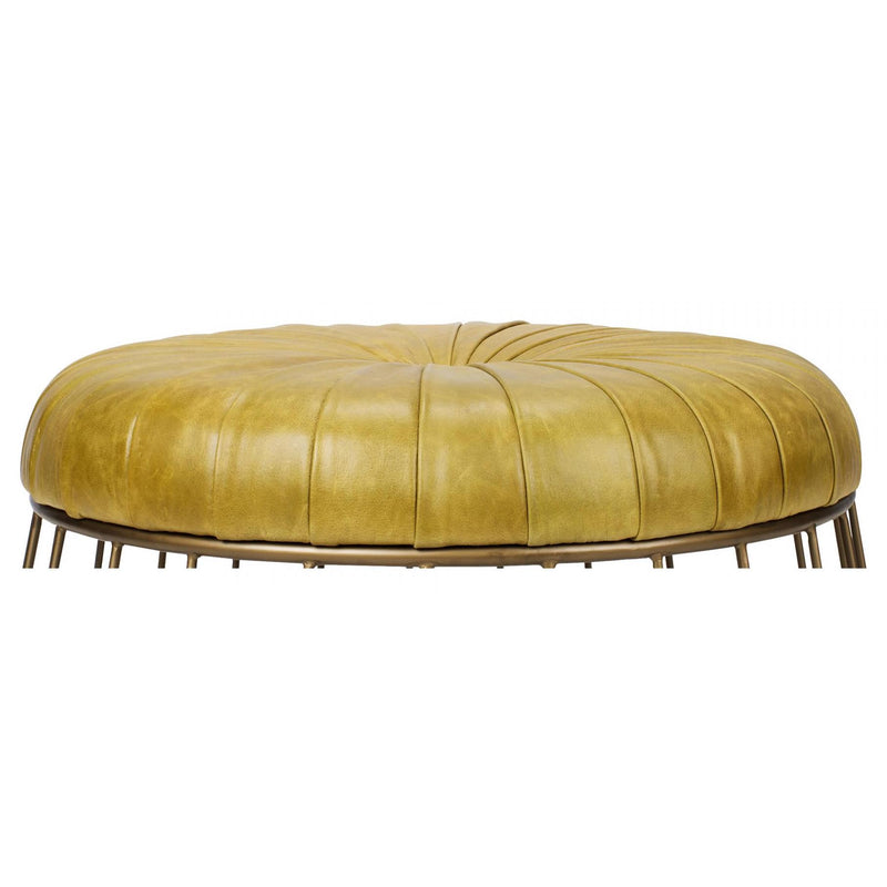 Moe's Home Collection Radcliffe Leather Ottoman QN-1005-16 IMAGE 3