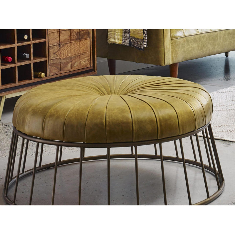 Moe's Home Collection Radcliffe Leather Ottoman QN-1005-16 IMAGE 4