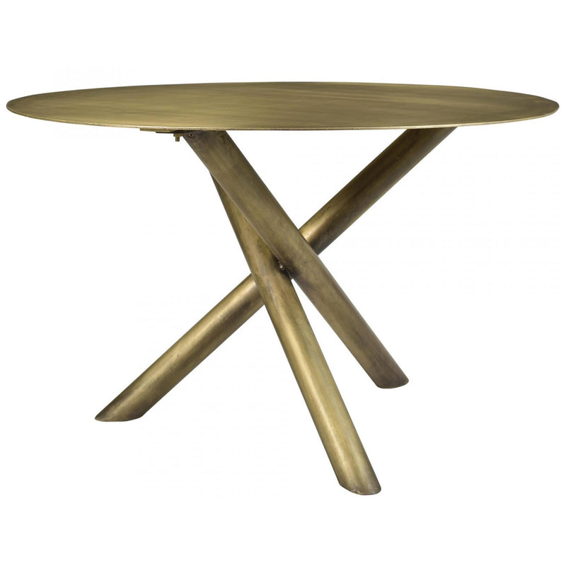 Moe's Home Collection Round Sonoma Dining Table with Metal Top QJ-1003-43 IMAGE 1