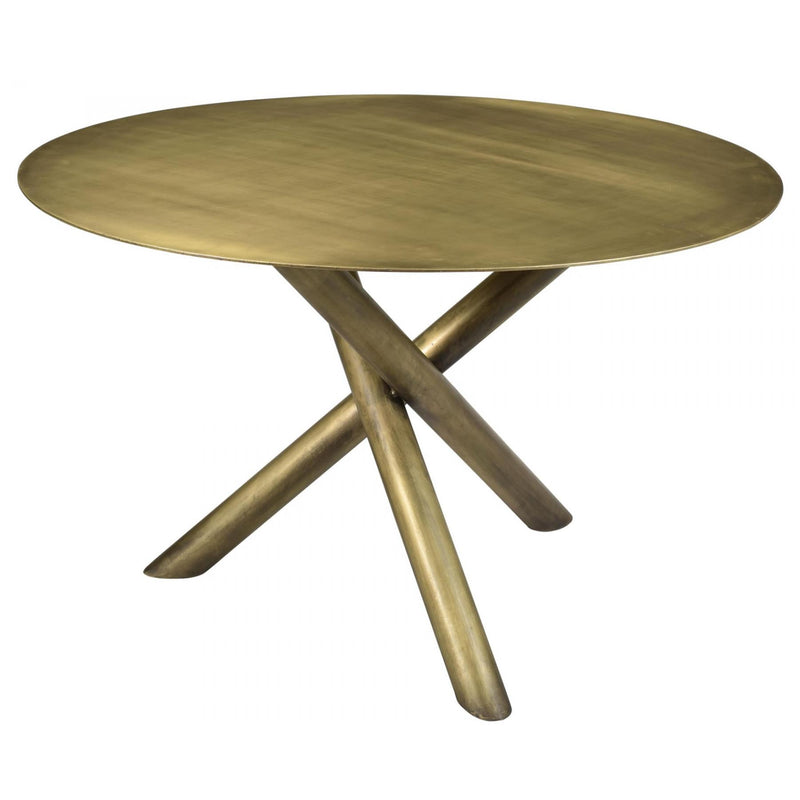 Moe's Home Collection Round Sonoma Dining Table with Metal Top QJ-1003-43 IMAGE 2