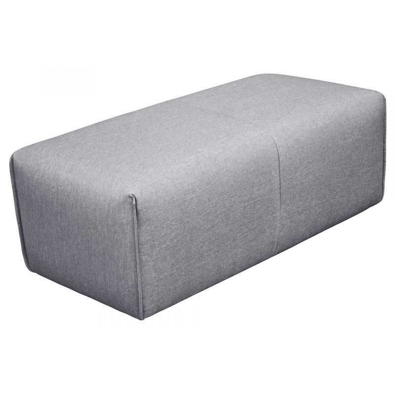 Moe's Home Collection Nathaniel Polyester Ottoman MT-1010-15 IMAGE 2