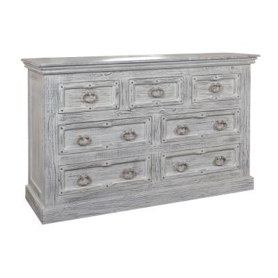 Horizon Home Furniture Mandalay 7-Drawer Dresser H4505-310-WHT IMAGE 1