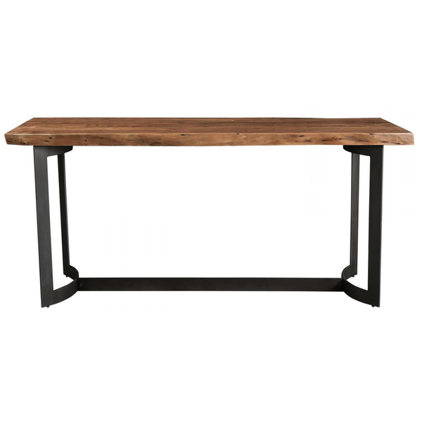 Moe's Home Collection Bent Counter Height Dining Table with Wood Top and Trestle Base VE-1039-03 IMAGE 1