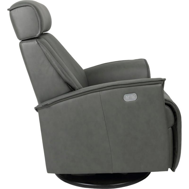 Fjords of Norway Venice Power Swivel Glider Leather Recliner Venice Small Power-SL-227 GREY IMAGE 10