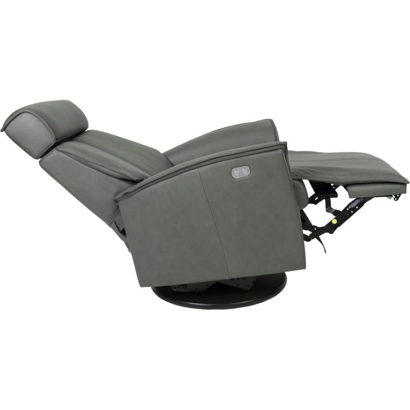 Fjords of Norway Venice Power Swivel Glider Leather Recliner Venice Small Power-SL-227 GREY IMAGE 7