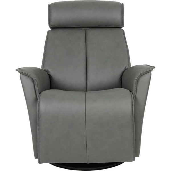 Fjords of Norway Venice Power Swivel Glider Leather Recliner Venice Large Power-SL-227 GREY IMAGE 1