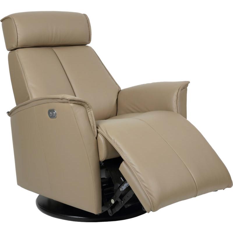 Fjords of Norway Venice Power Swivel Glider Leather Recliner Venice Small Power-SL-224 HASSEL IMAGE 3