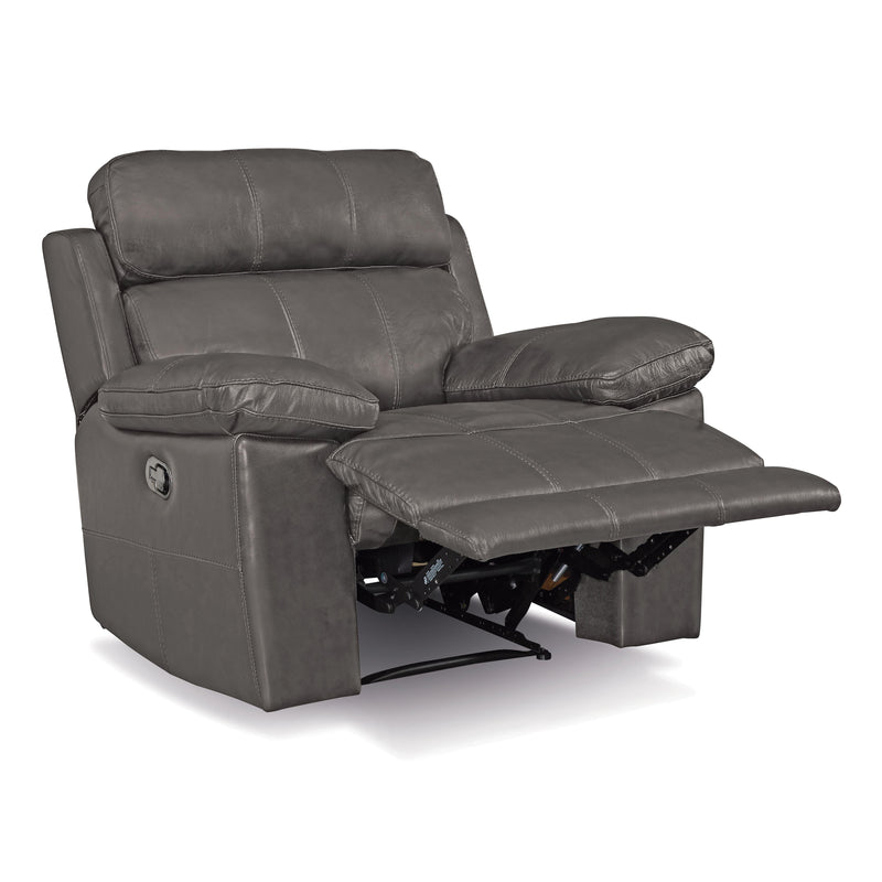 Palliser Finley Power Leather Recliner with Wall Recline Finley 41134-31 Wallhugger Power Recliner - Slate IMAGE 4