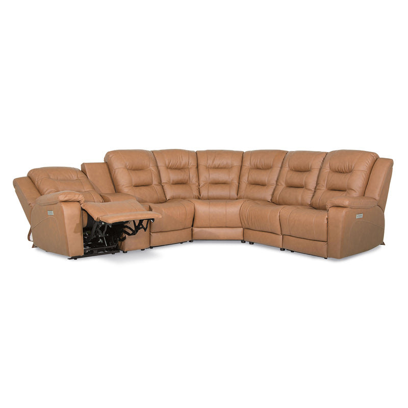 Palliser Leighton Power Reclining Leather 6 pc Sectional 41063-L2/41063-K2/41063-L3/41063-9X/41063-10/41063-L1-SOLANA-AFRICA IMAGE 4